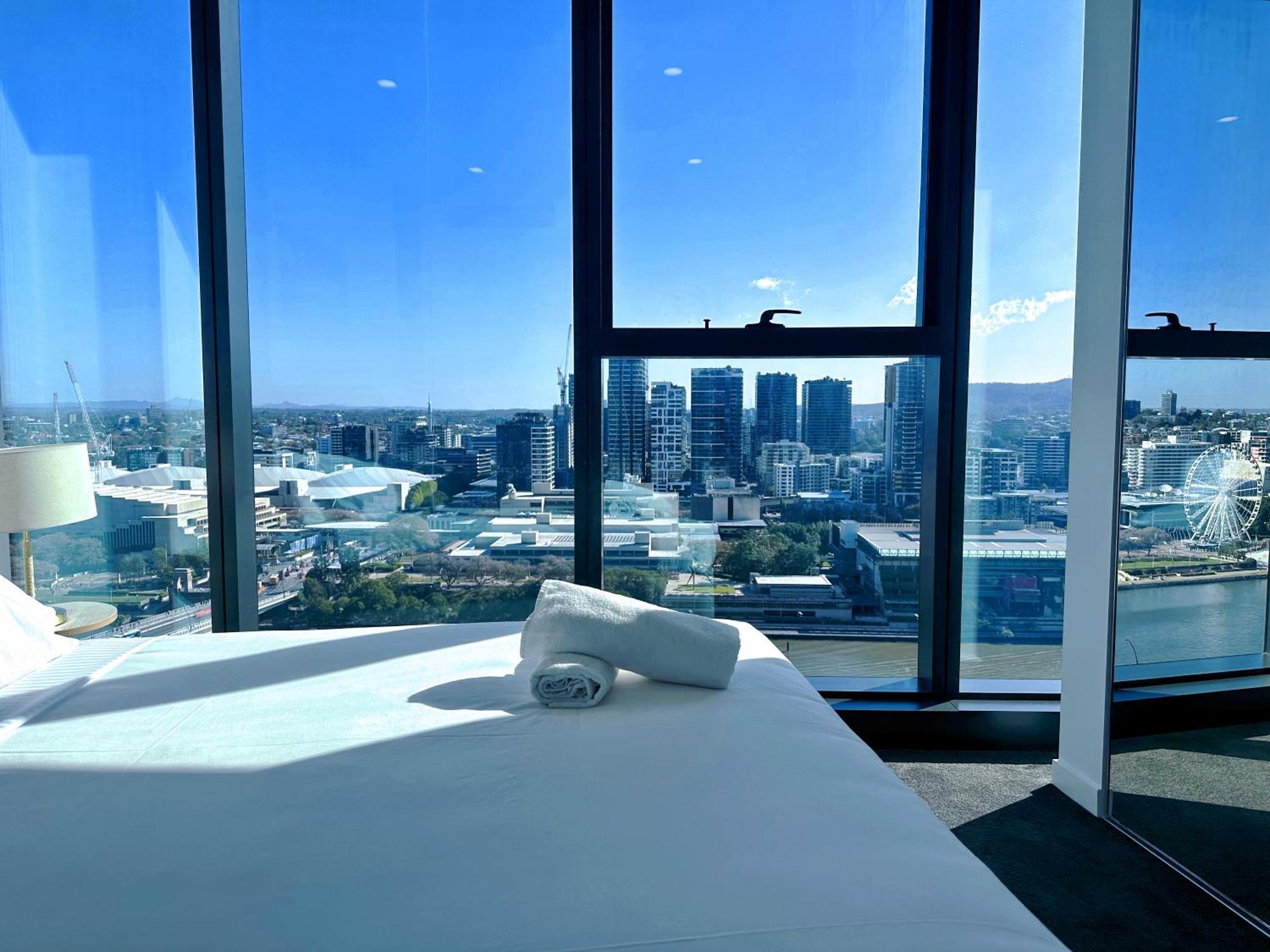 Brisbane Riverfront Oasis 2Bed Panoramic Riverview Eksteriør bilde